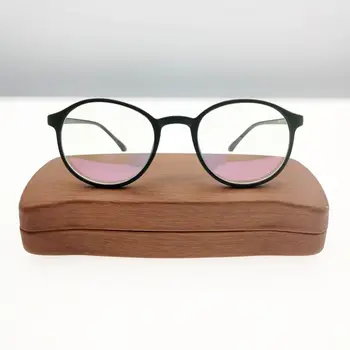 20222 Moda Kadın Gözlük Çerçevesi Erkek Gözlük Çerçevesi Vintage Yuvarlak Şeffaf Lens Gözlük Optik Gözlük Çerçevesi Şeffaf 4