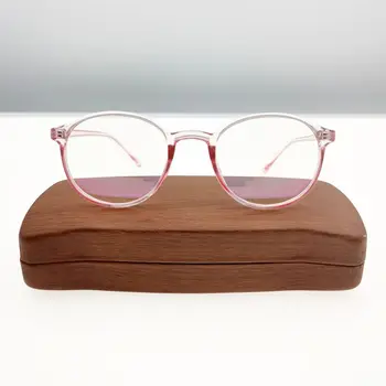 20222 Moda Kadın Gözlük Çerçevesi Erkek Gözlük Çerçevesi Vintage Yuvarlak Şeffaf Lens Gözlük Optik Gözlük Çerçevesi Şeffaf 5