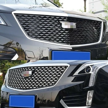 Elmas Tarzı facelift Araba Ön Tampon Izgarası Merkezi Panel Şekillendirici Üst Izgara Cadillac XT5 2016 2017 2018 2019 2020