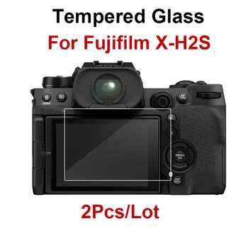 Fujifilm Için 2 ADET Temperli Cam Ekran Koruyucu X-H2S Xh2s X-H1 X-H2 Anti-Scratch HD Temizle Kamera Ekran ProtectiveGlass Filmi 0
