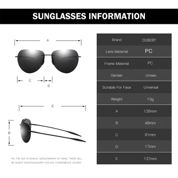 DUBERY Çerçevesiz Pilot Güneş Gözlüğü Erkekler Kadınlar ıçin Moda Çerçevesiz güneş gözlüğü Erkekler ıçin Ultralight UV400 Gözlük Unisex Ayna Lens 1