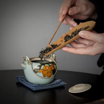 150 ml Borneol sır seramik Demlik saf Handpainted yenidünya sanat çay yapma kaldırma ışın Pot tesisatçısı ile ev Kung Fu Teaware 5