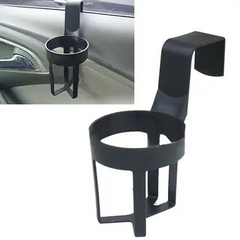 Taşınabilir araç için içecek Bardak Şişe Dayanıklı Siyah Pencere İçecek Su Şişesi Tutucu Standı Konteyner Kanca Araba Kamyon İç