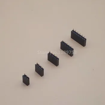 50 Adet Pitch 2.54 mm 2 P 3 P 4 P 5 P 6 P 7 P 8 P 9 P 10 P 12 P 20 P 40 Pin Düz Dişi Tek Sıra Pin Header Şerit PCB Konektörü