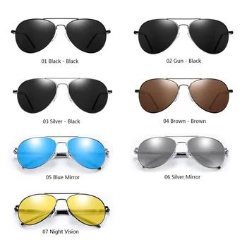 Lüks erkek Polarize Güneş Gözlüğü Erkekler Kadınlar İçin Sürüş Pilot güneş gözlüğü Vintage Siyah Tasarımcı Güneş Gözlüğü kadın Shades UV400