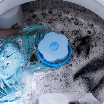 Çamaşır Makinesi Saç Filtresi Yüzen Pet Kürk Lint Epilasyon Catcher Kullanımlık Örgü Kirli Toplama Torbası Temizleme Topları