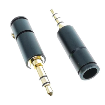 1 ADET 3.5 3/4 Kutuplu Stereo Erkek Jack 3.5 mm Ses Fişi DIY Lehimleme Adaptörü için 2mm 4mm 6mm Kablo Konektörü