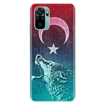 Türkiye Türk Bayrağı Silikon telefon Kılıfı Xiaomi Redmi için Not 10 9 Pro Max 10S 9S 8T 8 8A 9 9A 9C NFC 9T 7 Yumuşak Kapak 4