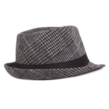 Sıcak Satış 2019 yeni Moda erkekler fedoras kadın moda caz şapka Kış siyah yün karışımı kap açık rahat şapka gorras