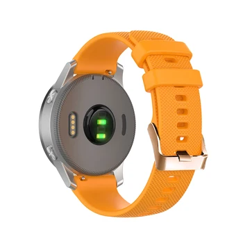 18mm Orijinal saat kayışı Garmin Vivoactive 3S İçin Venu 2S / Vivoactive 4S / Huawei Bilezik B5 Silikon Kayış Watchband Aksesuarları