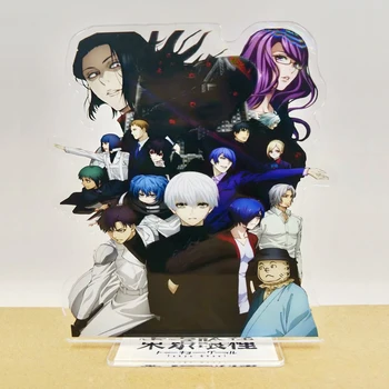 Tokyo Ghoul Kaneki Ken Kirishima Touka Shuu Rize Saiko Kuki akrilik standee figürleri kek topper anime masa dekorasyon 1