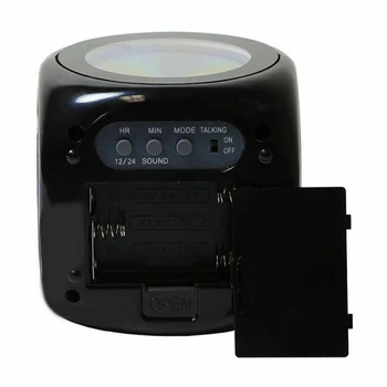 1 adet Projeksiyon çalar saat LCD Erteleme Saat LED Zaman Sıcaklık Göstergesi Duvar / Tavan Projeksiyon Ev Süslemeleri İçin Saatler 3