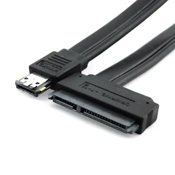 TİCOSAN SA-009 SATA 22 P 7+15 P Güç ESATA USB 2-in-1 veri kablosu 12 V 5 V 0.5 M 2
