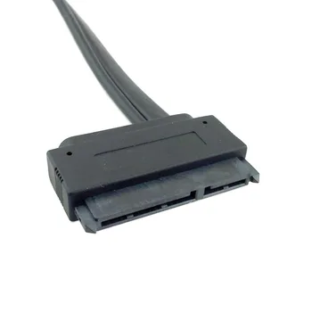 TİCOSAN SA-009 SATA 22 P 7+15 P Güç ESATA USB 2-in-1 veri kablosu 12 V 5 V 0.5 M 3