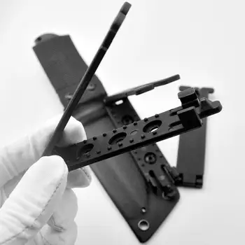 1 adet Taktik Molle Sistemi Malice Klipleri Kayış Evrensel Kılıf Kydex Bıçak Eki Molle Kılıf H6X1