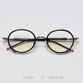 JackJad 2020 Moda Vintage Yuvarlak Tarzı TR90 Düz Gözlük Metal Anti Mavi Işın Marka Tasarım gözlük çerçevesi Gözlük Çerçevesi ZS52003 2