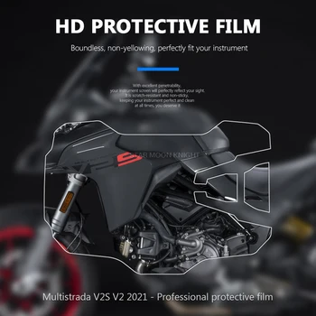 Motosiklet Aksesuarları DUCATİ Multistrada İÇİN V2S V2 2021-Enstrüman Filmi Scratch Küme Ekran Pano Koruma 2