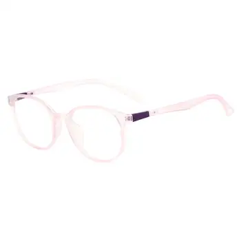 Renkli Oval TR90 Erkekler ve Kadınlar Tam Jant Şeffaflık Gözlük Çerçeveleri Reçete Optik Lensler Miyopi Okuma 5