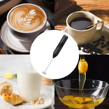 Elektrikli El Otomatik Karıştırma Köpürtücü Otomatik Köpürtücü Kahve Çekme Çiçek Makinesi Yumurta Çırpıcı süt Köpürtücü Taşınabilir 3