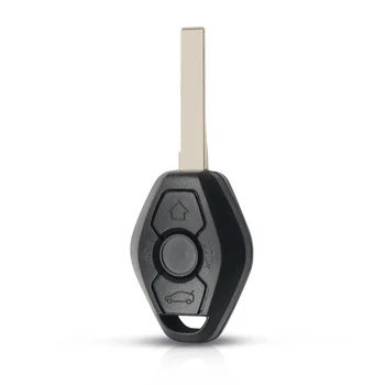 KEYYOU 2 Düğmeler Araba Uzaktan Anahtar Kabuk Durumda BMW EWS Sistemi E38 E39 E46 X3 X5 Z3 Z4 1/3/5/7 Serisi Boş Anahtar Kabuk Değiştirme