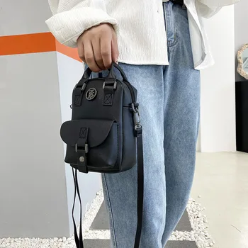 Kadın Çantası Yeni Taşınabilir Çift katmanlı Messenger Küçük Kare Çanta Mini Cep Telefonu Küçük Çanta tasarımcı çantası Kadınlar için сумкаяенская