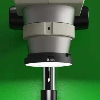 2UUL MS98 Mikroskop Trinocular Stereo için Lamba LED Yüzük Işık aydınlatıcı Lamba Ayarlanabilir Daire Işık Mikroskop Zoom LED