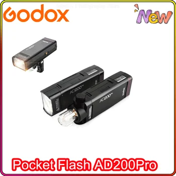 Godox AD200Pro TTL 1/8000 HSS Dahili 2.4 G Kablosuz X Sistemi Açık flaş ışığı ile 2900mAh Lityum Pil