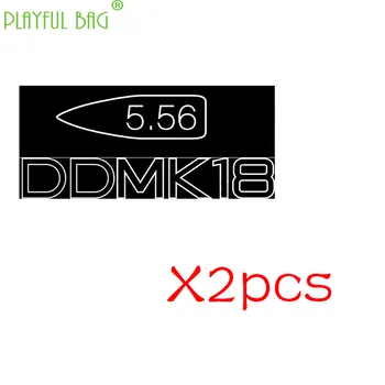 PB Oynak çanta Açık spor eğlenceli oyuncaklar dıy MK18 DDM4V7 basınç etiket Sima makineli tüfek su mermisi tabancası etiket ID17