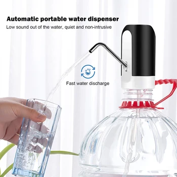 Evrensel Su Şişesi Pompası USB Şarj Otomatik Elektrikli su sebili pompa şişesi Su Pompası Anahtarı İçme Dağıtıcı