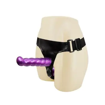 Mini kurşun vibratör ve Elastik Koşum Kayışı Çift Yapay Penis Strapon Yetişkin Seks Oyuncakları Kadın için Lezbiyen Çiftler Erotik Oyuncaklar Seks Shop 2