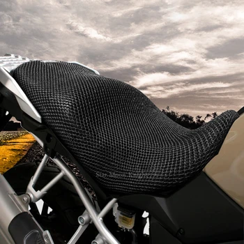 Motosiklet Kaymaz 3D Örgü Kumaş klozet kapağı Nefes Su Geçirmez Yastık Suzuki V-Strom VStrom DL1000 DL650 DL250 DL 650