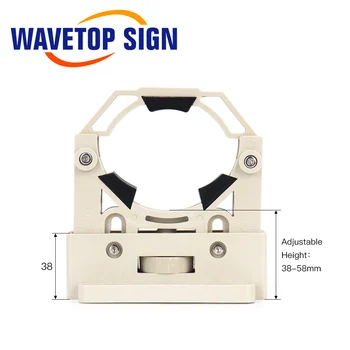 WaveTopSign CO2 Lazer Tüp Tutucu Destek Dağı Esnek Plastik 50-80mm 50-180W Lazer Oyma kesme makinesi 1 çift 2 adet 0