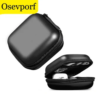 EVA Taşınabilir Kulaklık Çanta Sikke çanta Kulaklık USB kablosu Kılıfları Fermuar çanta Çift Tampon Katmanlı Aksesuarları JBL Sony