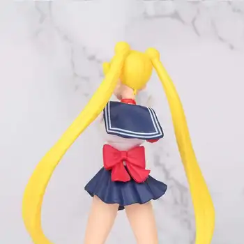 18 cm Anime Oyunu Sailor Moon Tsukino Usagi PVC Şekil Doll Koleksiyon Modeli Heykelcik Oyuncaklar Hediye