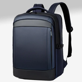 2022 Su Geçirmez 15.6 İnç Laptop Sırt Çantası Erkekler USB Şarj seyahat sırt çantası Kadın Oxford Sırt Çantası Erkek Vintage okul çantası Mochila