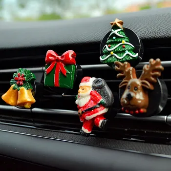 Araba parfüm Noel baba araba çıkış klip araba aromaterapi klimalı araba Noel süsler ışık koku