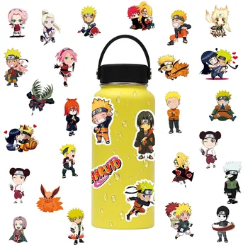 10/30/50 adet Anime Naruto Etiket Paketi DIY Graffiti Bagaj Kaykay Dizüstü Araba Su Geçirmez Serin Karikatür Çocuklar Sticker Çıkartmaları 5