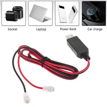 1m 3.7 V 18650 26650 Pil Eliminator 5V USB 4.2 V Manyetik Güç uzatma kablosu Fan Hoparlör için LED el feneri
