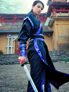 Halk Dans Kostümleri Hanfu Kostüm Han Hanedanı Erkek Giysileri Antik Çin Giyim Kadın Tang Traje Chino Elbise