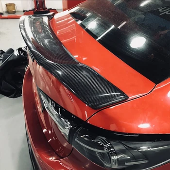 Araba Bagaj Spoiler Karbon Fiber FRP Otomatik Arka Bagaj Kanat R Mazda 6 İçin M6-2018 Stil Aksesuarları Spoiler