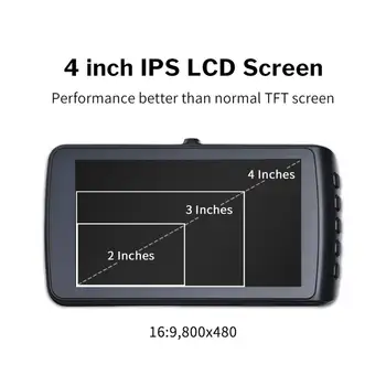 4 İnç Çizgi Kam araba dvr'ı Kamera Dashcam Video Kaydedici Lcd Ekran Kara Kutu Taşınabilir Kaydedici araç elektroniği