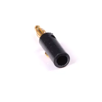 10 Adet 4mm Muz Tabağı Fişler Altın Ses Hoparlör Vidalı Konnektörler 2 Renk 1.54 0