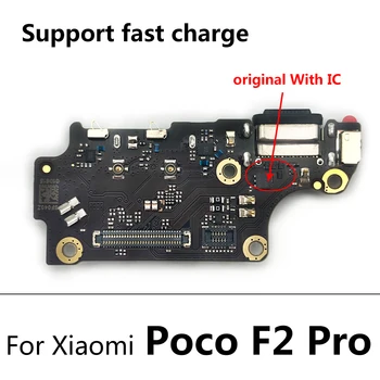 100 % Orijinal Xiaomi Poco M3 F3 F2 M4 Pro Mi 11 10T Lite 5G USB Şarj Portu Soket Konnektör Mikrofon Kurulu Flex Kablo