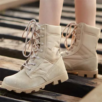 Taktik Çizmeler Erkekler yürüyüş ayakkabıları Kamuflaj Ordu Çöl Kaymaz Giyilebilir Ayakkabı askeri postal Sonbahar yürüyüş ayakkabıları