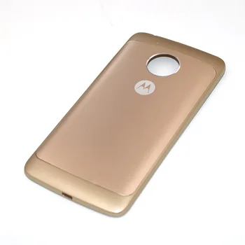 Orijinal Pil Arka arka kapak Kılıf Konut Motorola Moto G5 XT1685 XT1672 E5 Oyun G9 + G9 Artı Yan Düğmeler + Logo