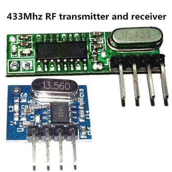 1 Takım WL102-341 433MHz RF Süper heterodin ARM/MCU Alıcı Verici Modülü Kiti İle Anten