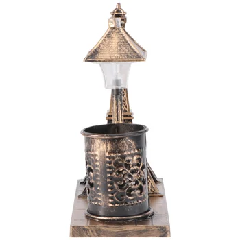 Retro Eyfel Kulesi Süsleme Deniz Feneri Şekli Gece Lambası Kalem Pot Gece Lambası Kalem Kutusu Masa Quicksand Gece Lambası Süsleme