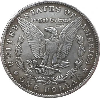 Hobo Nikel 1893-S ABD Morgan Dolar PARA KOPYA Tipi 147