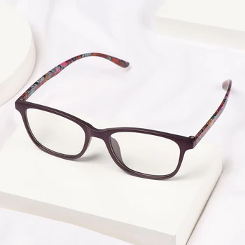 Moda Anti mavi ışık gözlük kadın erkek presbiyopi gözlük klasik optik bilgisayar gözlük diyoptri + 1.0 ~ 4.0