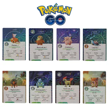 2022 Yepyeni 8-Pack Pokémon Lazer Kartları Pokemon Orijinal Koleksiyon Kart Oyunu Çocuk Oyuncak Koleksiyonu